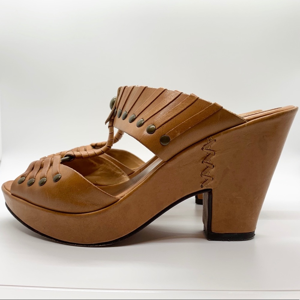 Frye Leather Mule Sandal